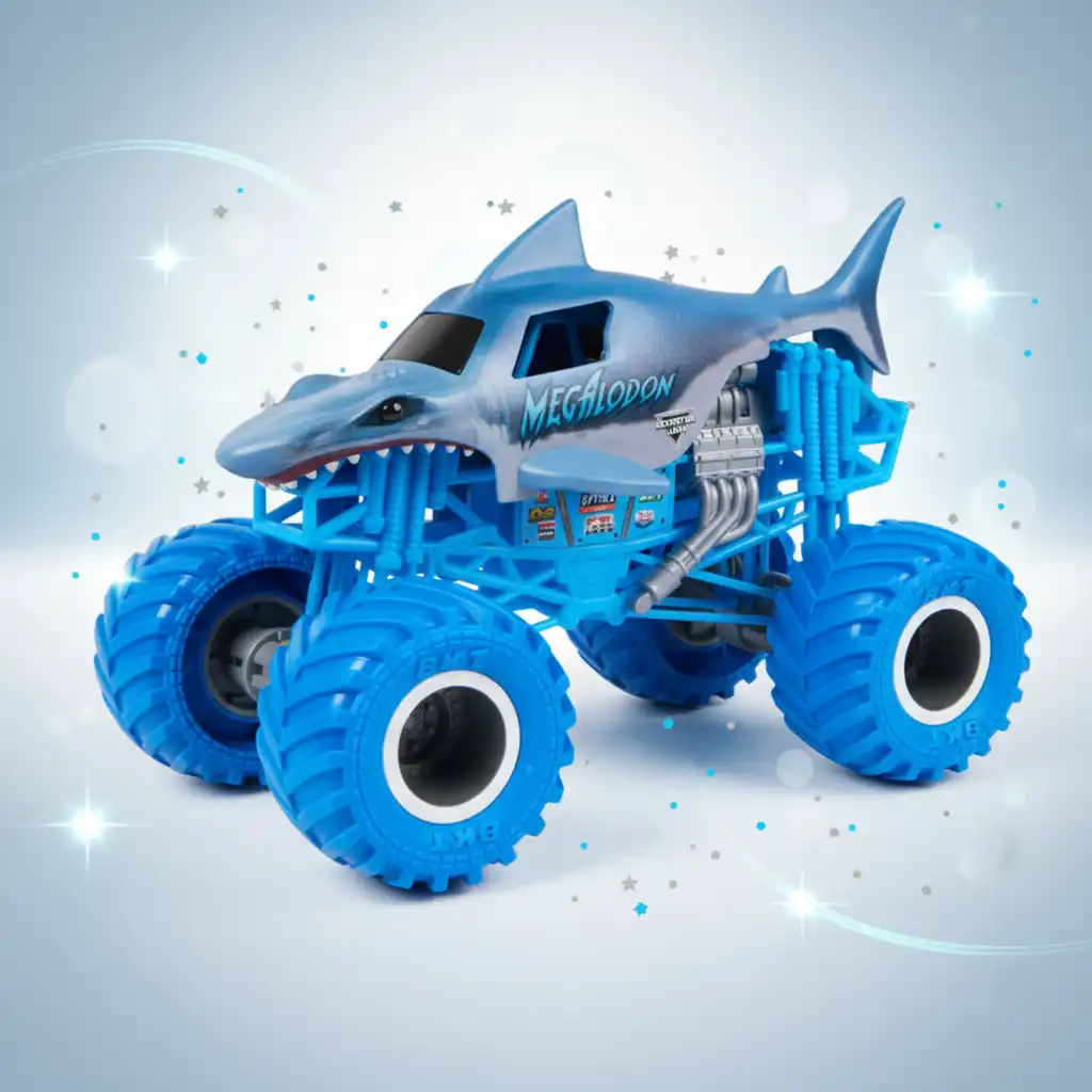 Udvid din samling med flere ikoniske Monster Jam-maskiner.