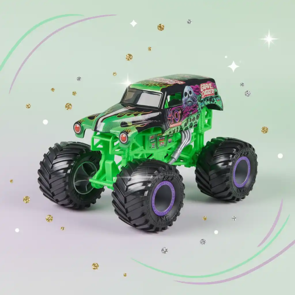 Udvid din samling med flere ikoniske Monster Jam maskiner.