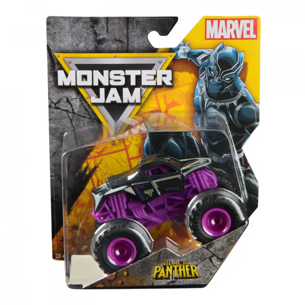 Oplev heroiske tricks med monstertrucken Black Panther.