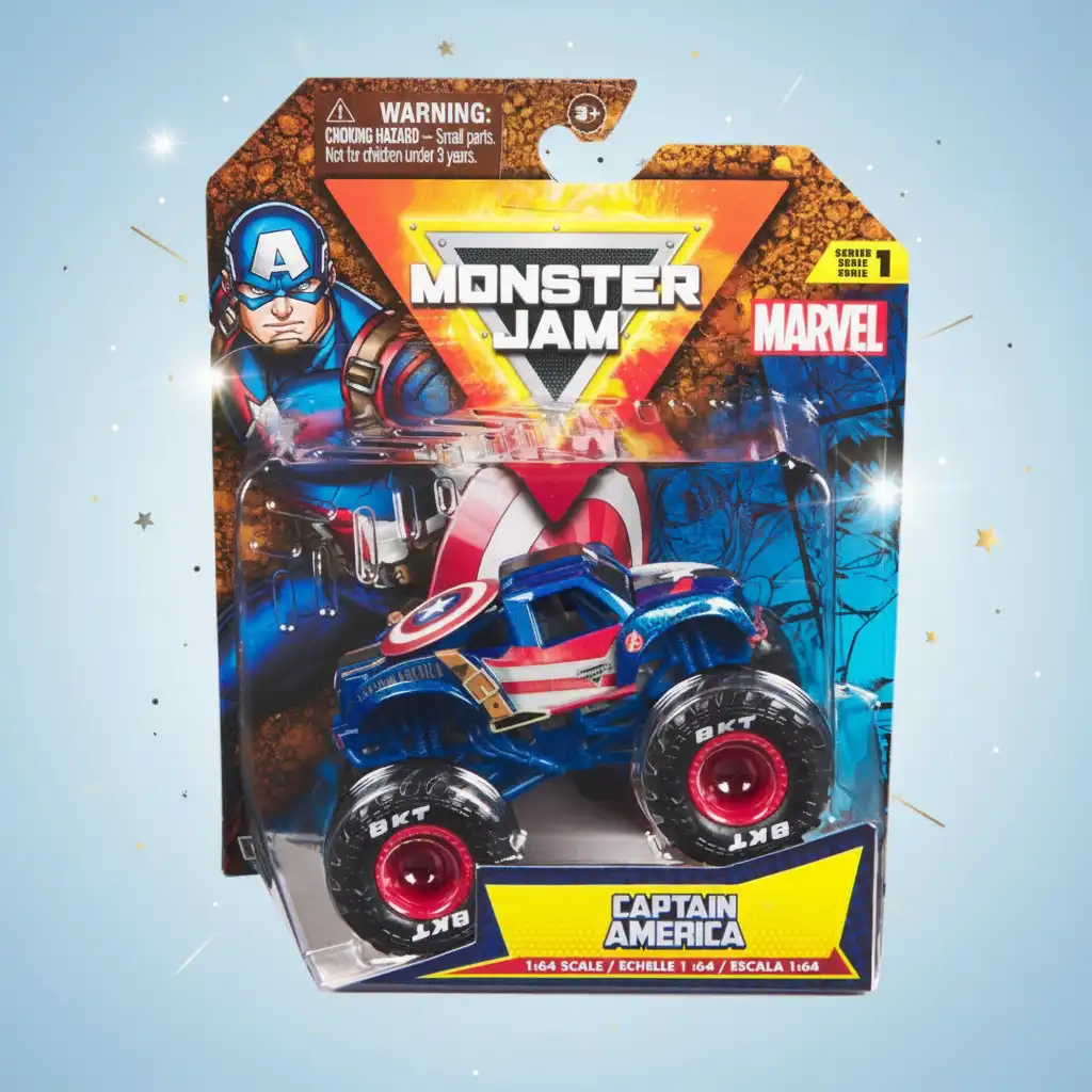 Oplev episke eventyr med den ikoniske monstertruck.
