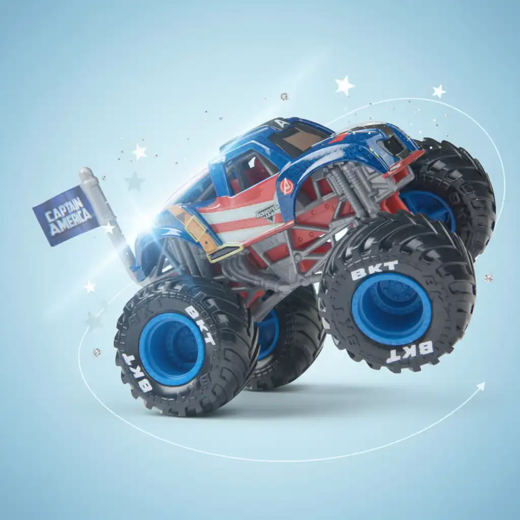 Robust truck klar til de største stadionhop.