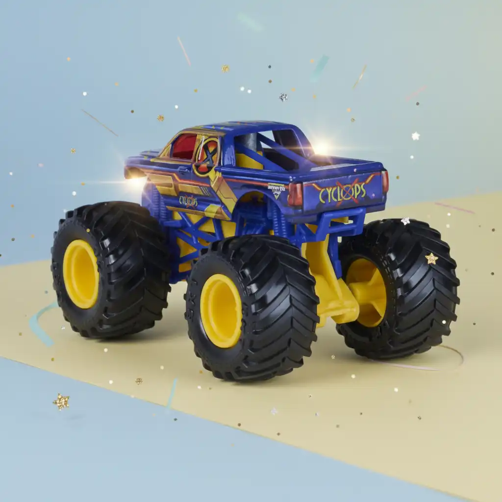 Skab dit eget Monster Jam-show fyldt med tricks.