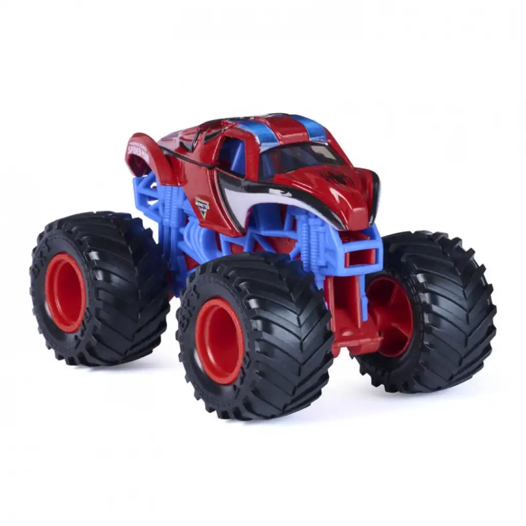 Udvid din samling med den unikke kombination af Marvel og Monster Jam.