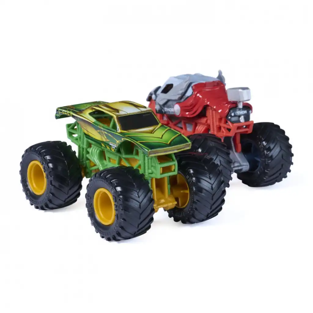 En unik kombination af Marvel-helte og Monster Jam universet.
