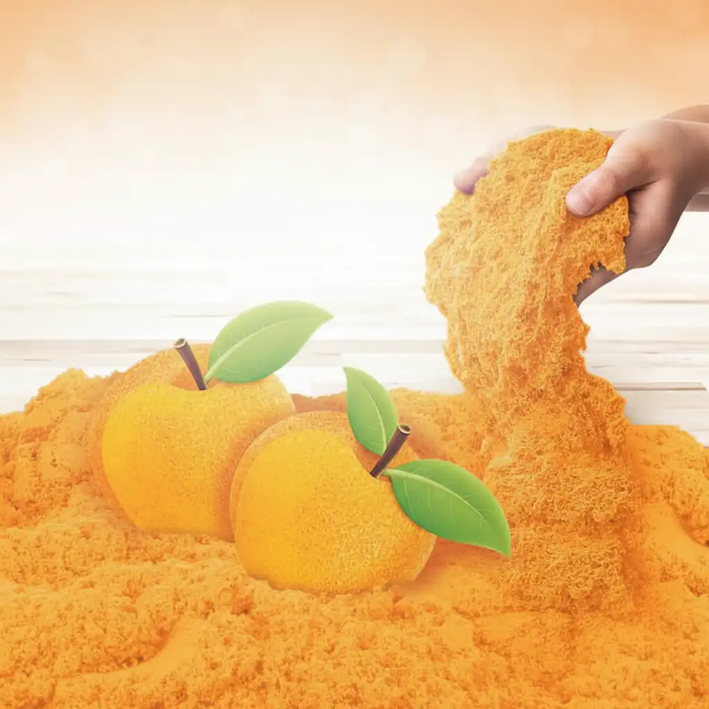 Detaljeret tekstur af sand, der aldrig smuldrer.