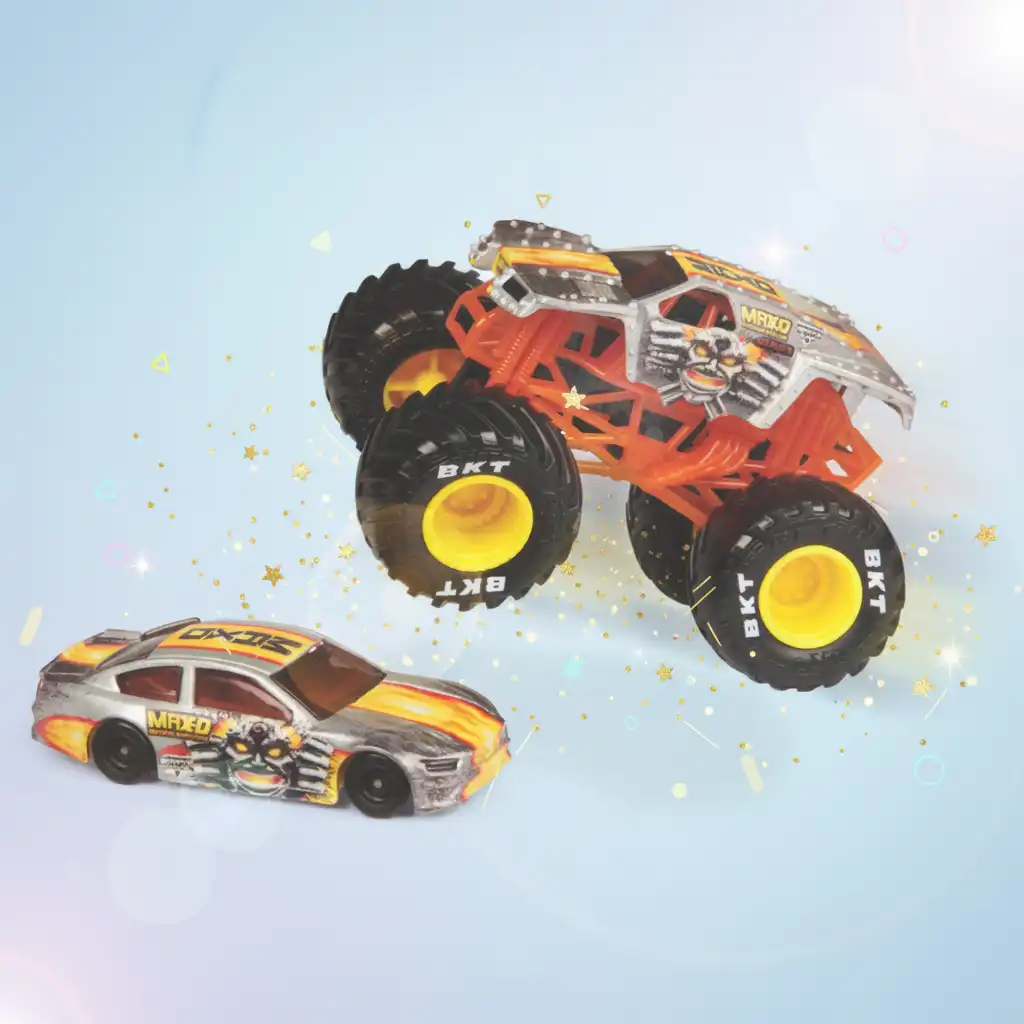 Klar til øjeblikkelig race og stunttricks.