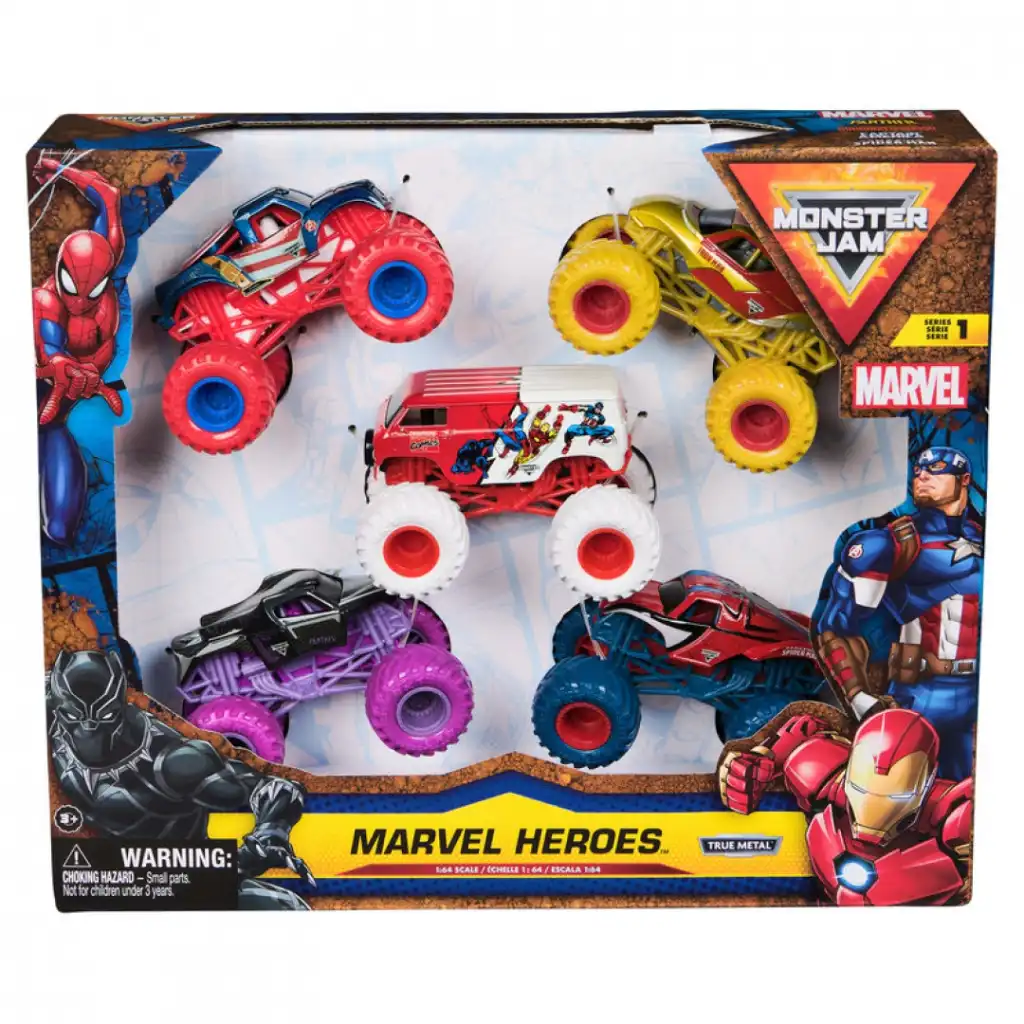 Topkvalitet og detaljeret udførelse af metalmodeller af Marvel-helte.
