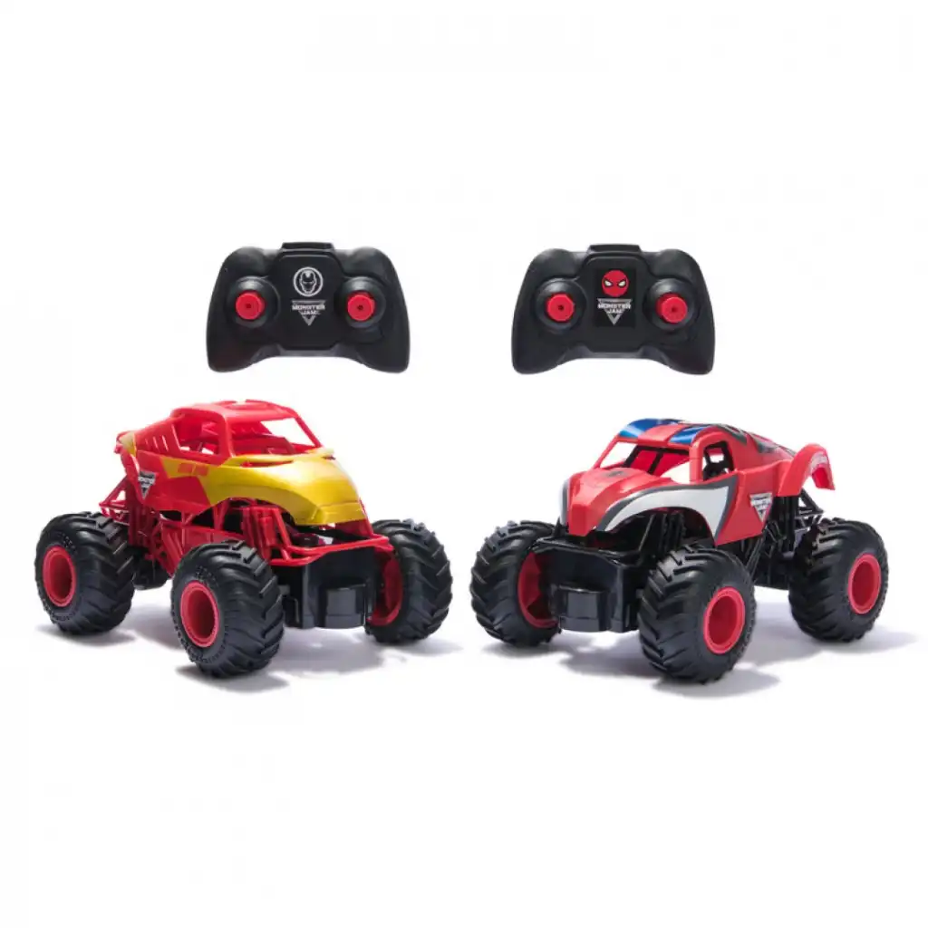 Kontroller kraften fra Iron Man og Spider-Man i aktion.