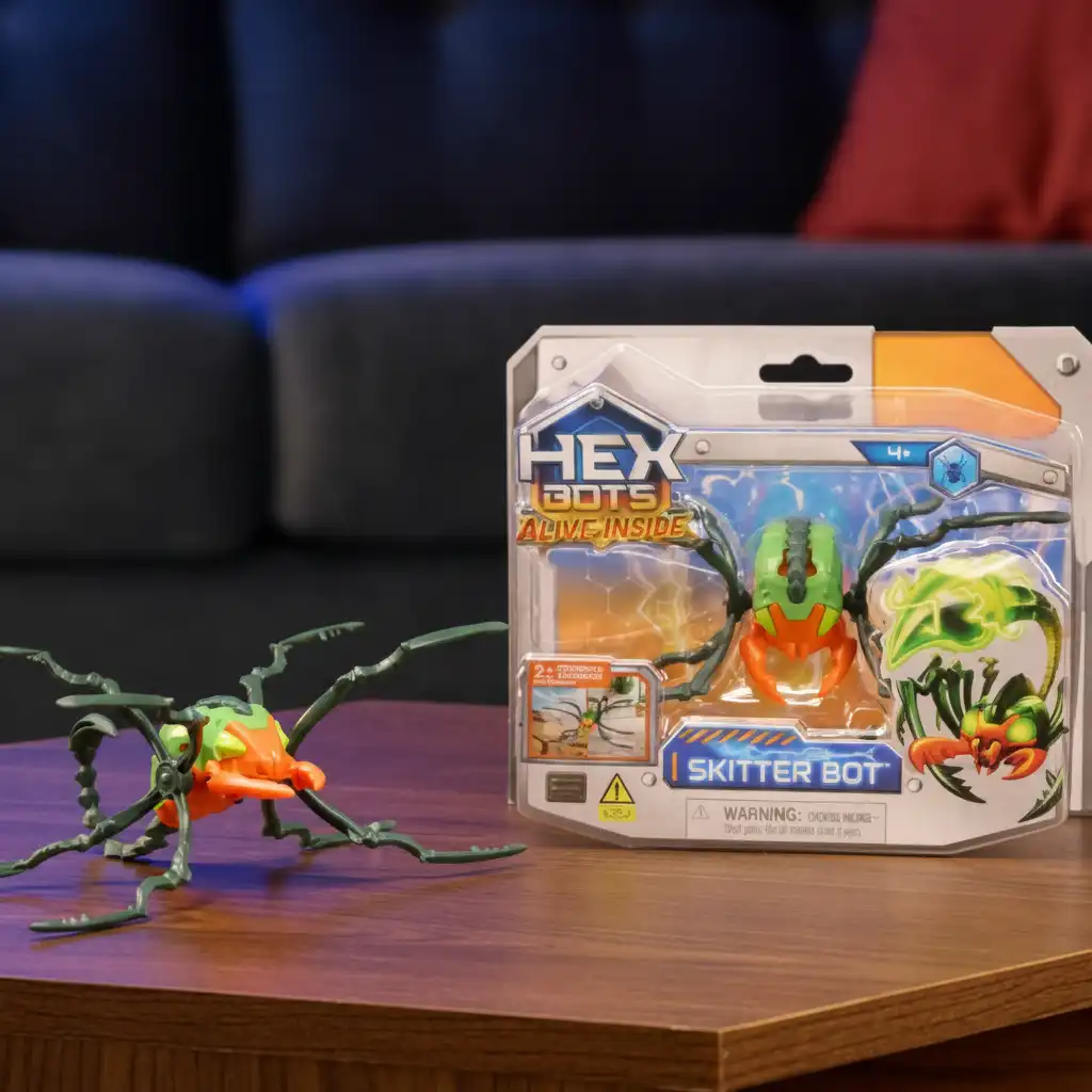 Præcis håndværk og realistisk bevægelse af den robotiske skorpion.