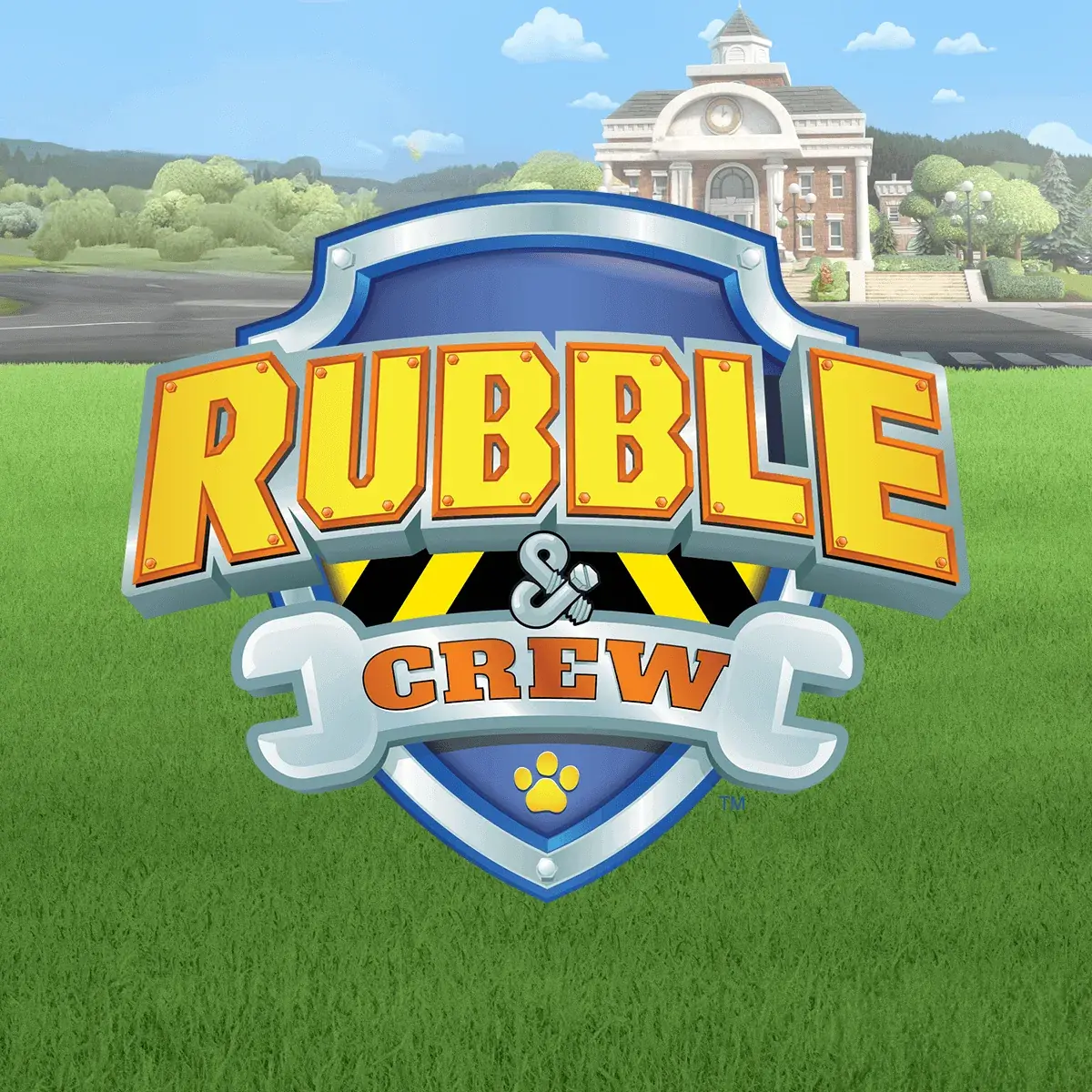 Officielt logo Rubble og co. funktionelt byggearbejdskøretøj Charger