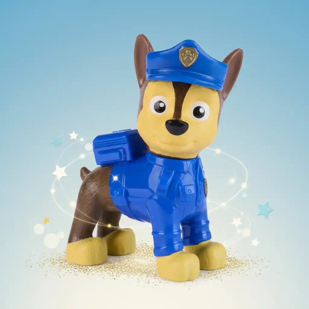 Opdag nye måder at lege på med den bevægelige Ryder-figur.