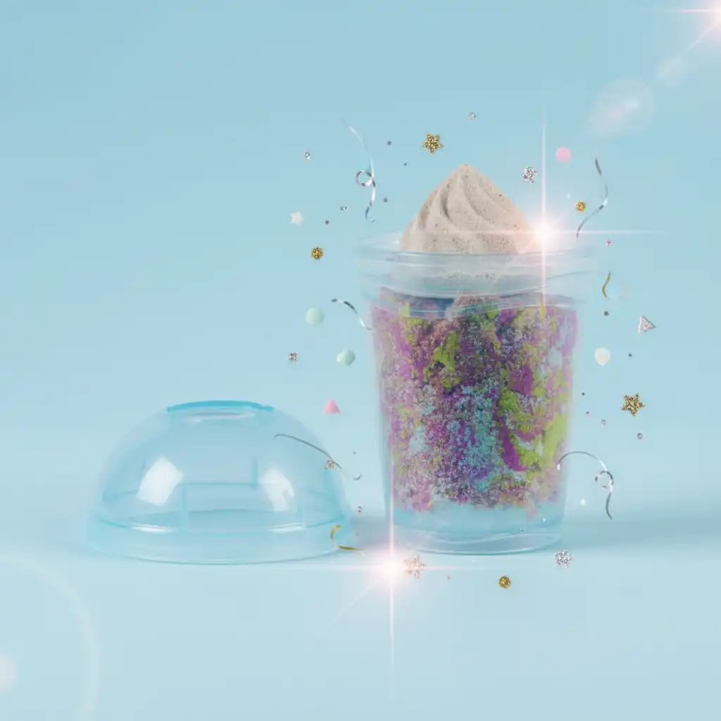 Slip fantasien løs og bland de mest farverige sandsmoothies.