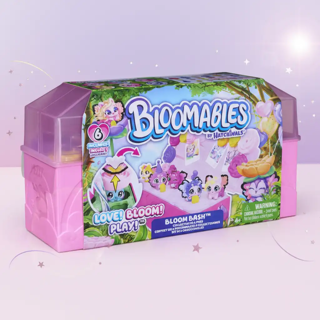 Sæt gang i den mest farverige blomsterfest med venner fra Hatchimals.