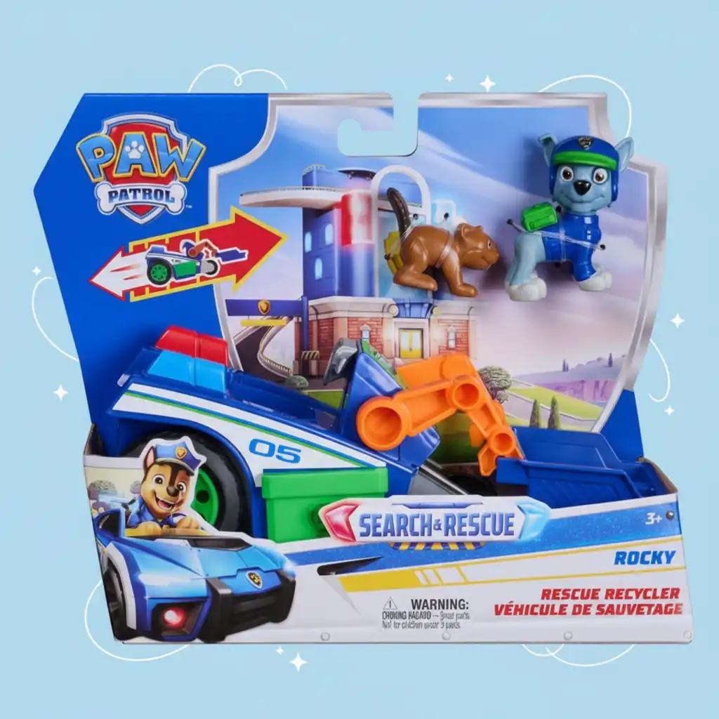 Støt børns kreativitet med heltene fra den populære Paw Patrol.