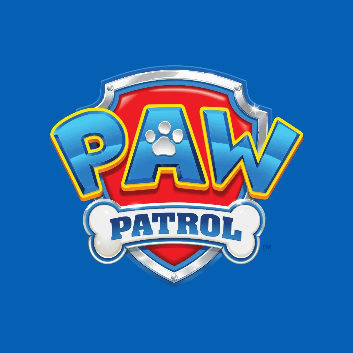 Officielt logo Paw Patrol The Dino Movie: stort foldbart køretøj