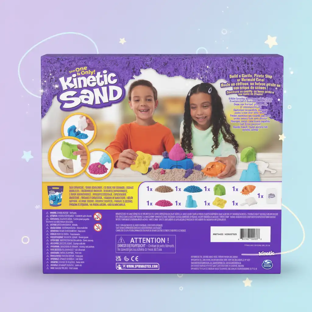 Detaljerede forme til perfekte sandkreationer.