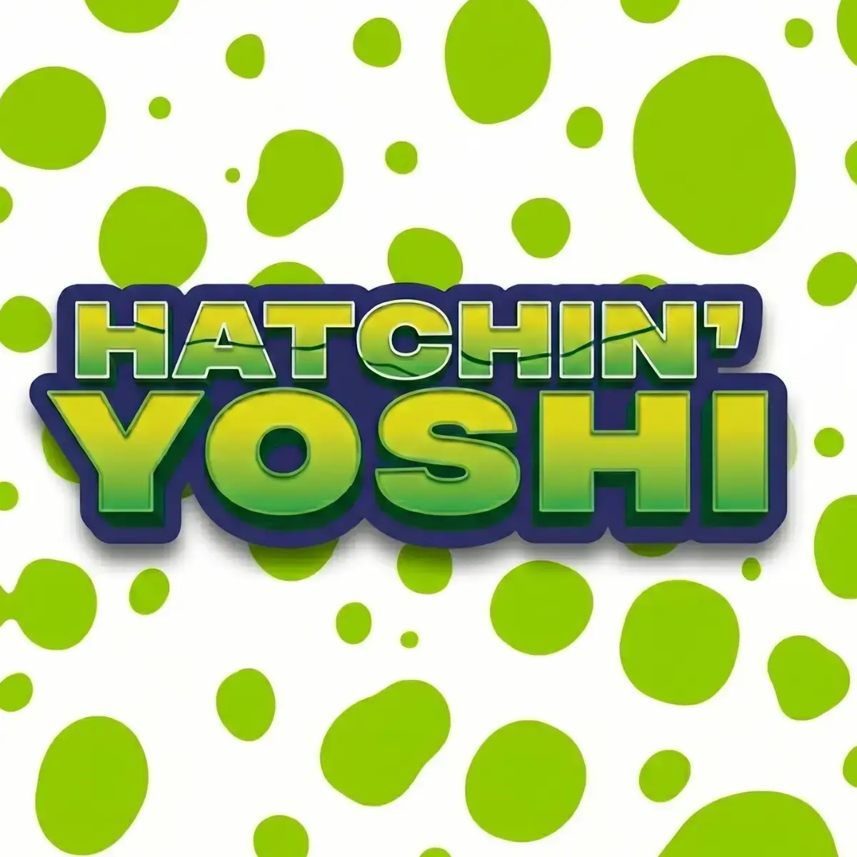 Officielt logo af Yoshi interaktiv figur udklækket fra et æg