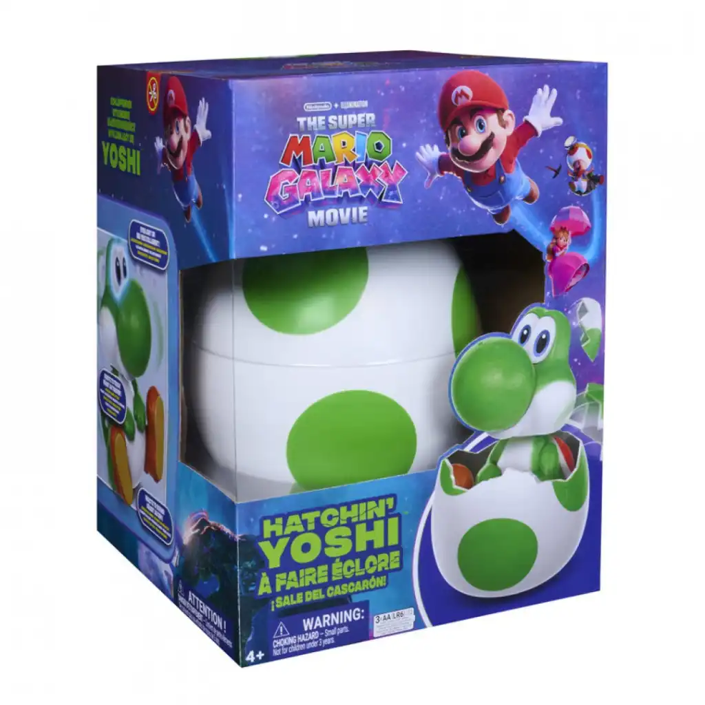 Oplev det spændende øjeblik, hvor Yoshi for første gang kommer ud af ægget.