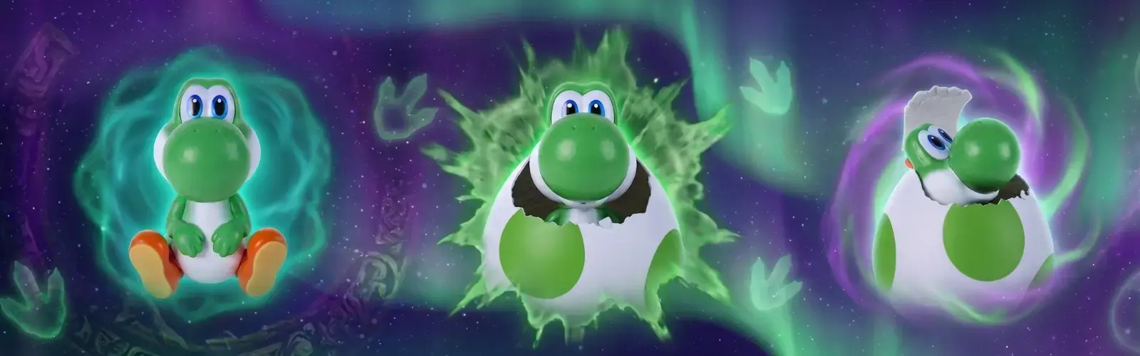 Oplev magisk udklækning med den interaktive Yoshi direkte derhjemme.