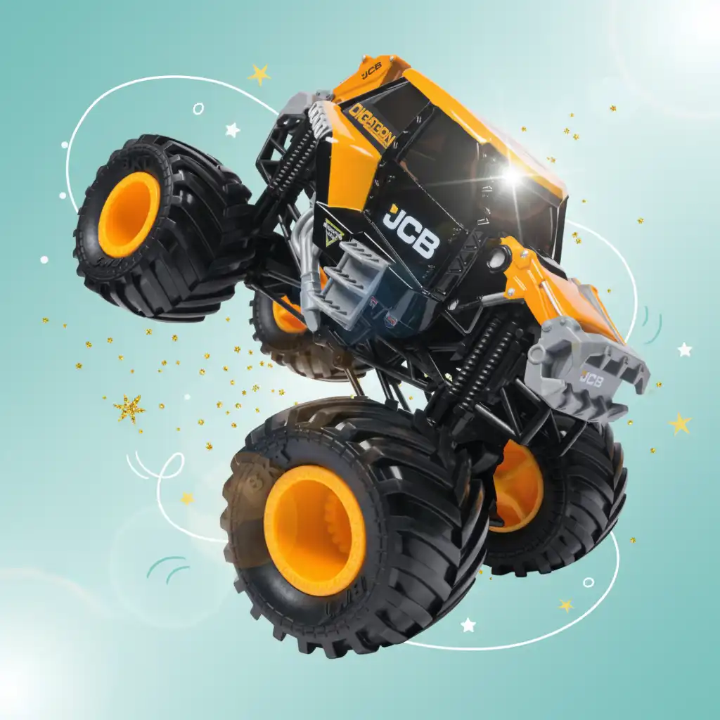Autentiske detaljer direkte fra den officielle Monster Jam arena.